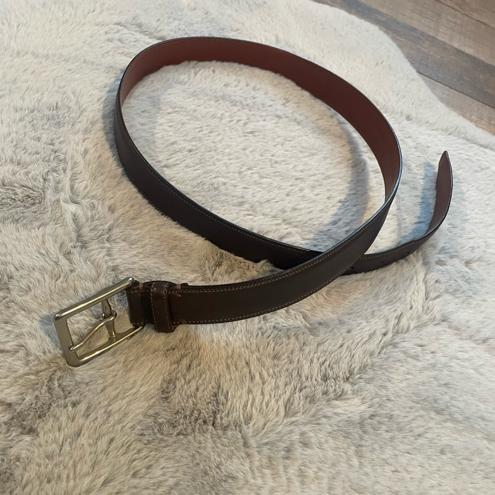 Coach brown leather belt
